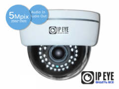 Купольная 5Мп IP-камера IPEYE-3801VW
